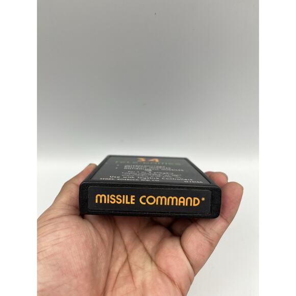 Missile Command (Atari 2600, 1981) Sears Telegames Cart Only Tested - Picture 3 of 5